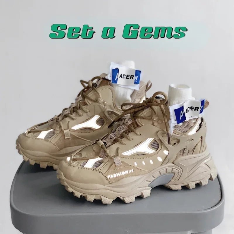 Men's sports shoes thick soled running shoes men's - 𝐃𝐔𝐕𝐋𝐀𝐒𝐇𝐎𝐏