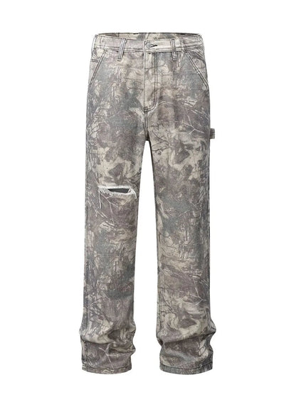 Men's Twig Camouflage Cargo Jeans - 𝐝𝐮𝐯𝐥𝐚𝐬𝐡𝐨𝐩.𝐜𝐨𝐦