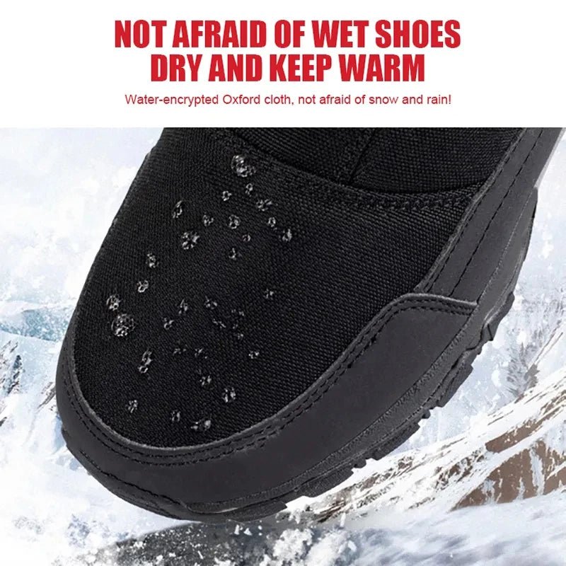 Men's Winter Waterproof Insulated Shell Warm Inner Comfortable Outdoor Snow Boots - 𝐝𝐮𝐯𝐥𝐚𝐬𝐡𝐨𝐩.𝐜𝐨𝐦