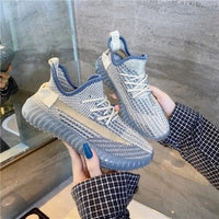 Mesh Lace - Up Platform Athletic Shoes - 𝐝𝐮𝐯𝐥𝐚𝐬𝐡𝐨𝐩.𝐜𝐨𝐦