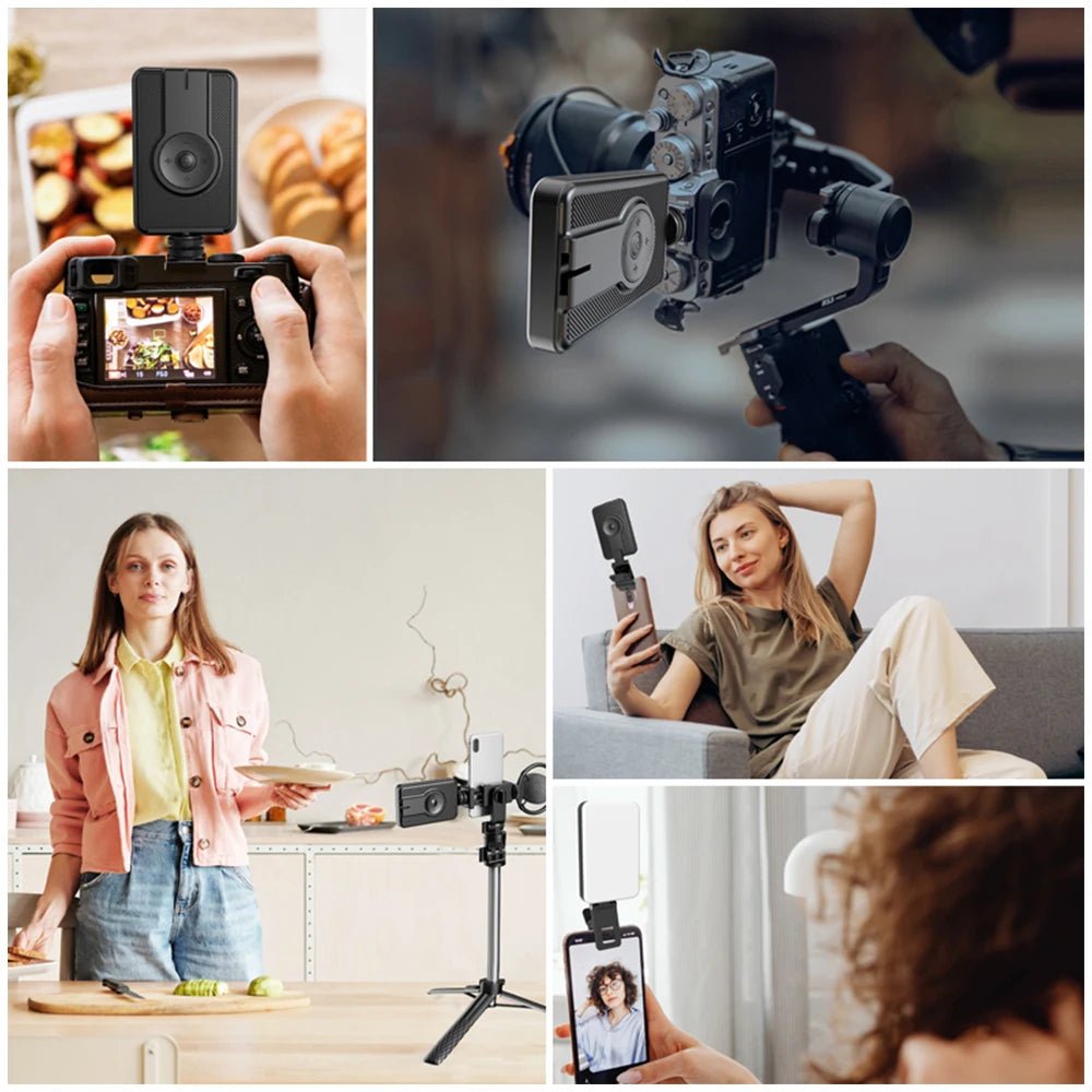 Mobile phone fill light 5 color temperature mini portable live video conference fill light - 𝐝𝐮𝐯𝐥𝐚𝐬𝐡𝐨𝐩.𝐜𝐨𝐦