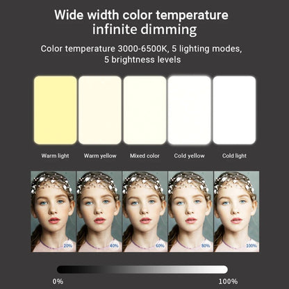 Mobile phone fill light 5 color temperature mini portable live video conference fill light - 𝐝𝐮𝐯𝐥𝐚𝐬𝐡𝐨𝐩.𝐜𝐨𝐦