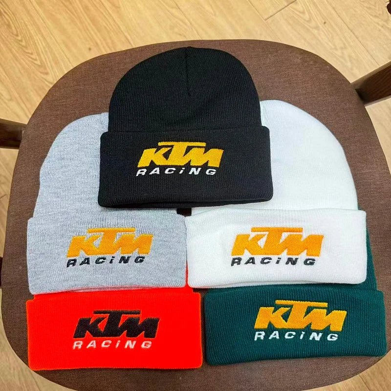 New KTM Embroidered Knitted Hat, Winter Warm Skiing Sports Hat, Men's and Women's Same Style, Anti Cold Knitted Hat, Cold Hat - 𝐃𝐔𝐕𝐋𝐀𝐒𝐇𝐎𝐏