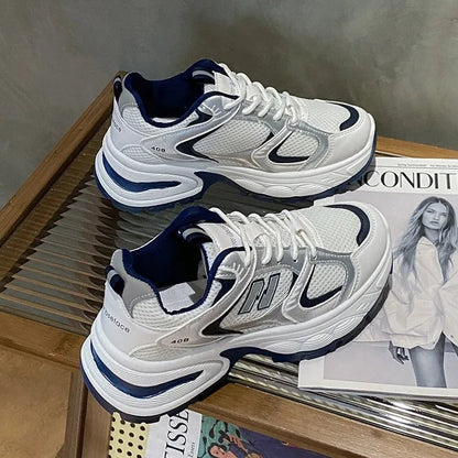 New Spring Women's Sneakers Luxury Designer Fashion Casual Sneakers White Breathable Tennis Shoes Low Top Vulcanized Shoes - 𝐝𝐮𝐯𝐥𝐚𝐬𝐡𝐨𝐩.𝐜𝐨𝐦