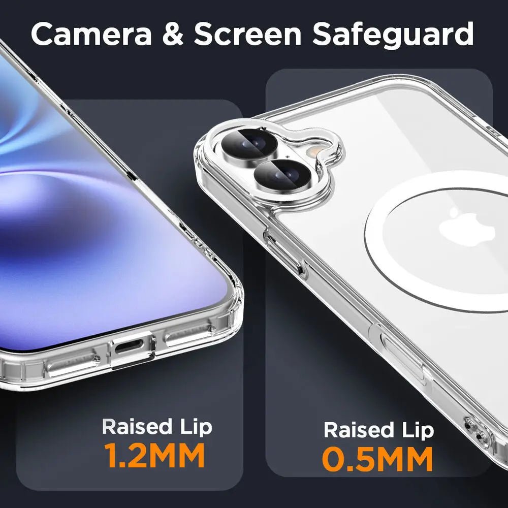 Original Magnetic Transparent Phone Case For iPhone 17 Air 16 15 14 13 12 11 Pro Max Plus 16e E Magsafe Silicone Cover Funda - 𝐃𝐔𝐕𝐋𝐀𝐒𝐇𝐎𝐏