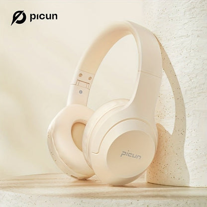 Picun B - 01S Wireless Headphones, HD Stereo Sound Over Ear Headphones With Built - in Microphones, Deep Bass 40 Hours Playtime, Headset HiFi Stereo Foldable Lightweight Headset, TF/For Cell Phone/PC/Home. - 𝐃𝐔𝐕𝐋𝐀𝐒𝐇𝐎𝐏