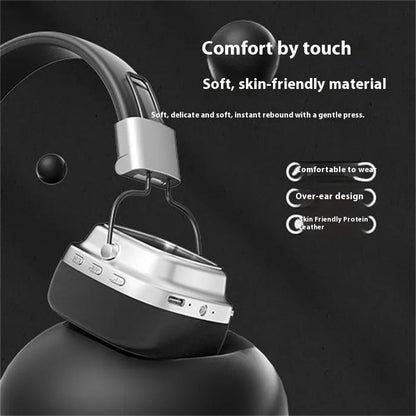 Retro On - Ear Wireless Headset Bluetooth Talking Headset Surround Sound Headset Bluetooth 5.3 DR02 - 𝐝𝐮𝐯𝐥𝐚𝐬𝐡𝐨𝐩.𝐜𝐨𝐦