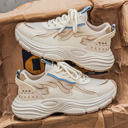 Running Shoes Men Mesh Breathable Thick Bottomed Comfortable Outdoor Sports Gym Jogging Shoes Original Sneakers for Man - 𝐃𝐔𝐕𝐋𝐀𝐒𝐇𝐎𝐏