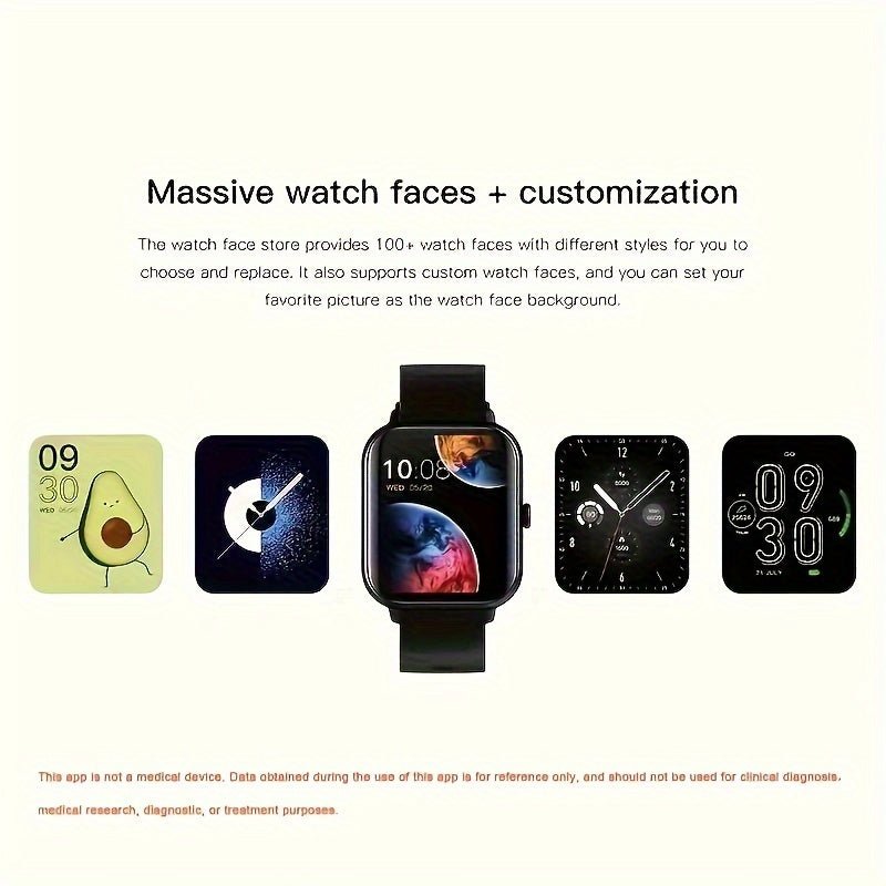 Smart Watch (Answer/Make Call) For Android And IPhones, 1.83'' Full Screen Metal Body Wireless Voice Calling Smart Watch With 100+Sport Modes/100+ Watch Faces/Built - in Games/ Ai Voice Control/IP68 Sport Watch For Women Men - 𝐃𝐔𝐕𝐋𝐀𝐒𝐇𝐎𝐏