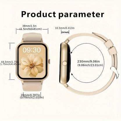 Smart Watch (Answer/Make Call) For Android And IPhones, 1.83'' Full Screen Metal Body Wireless Voice Calling Smart Watch With 100+Sport Modes/100+ Watch Faces/Built - in Games/ Ai Voice Control/IP68 Sport Watch For Women Men - 𝐃𝐔𝐕𝐋𝐀𝐒𝐇𝐎𝐏