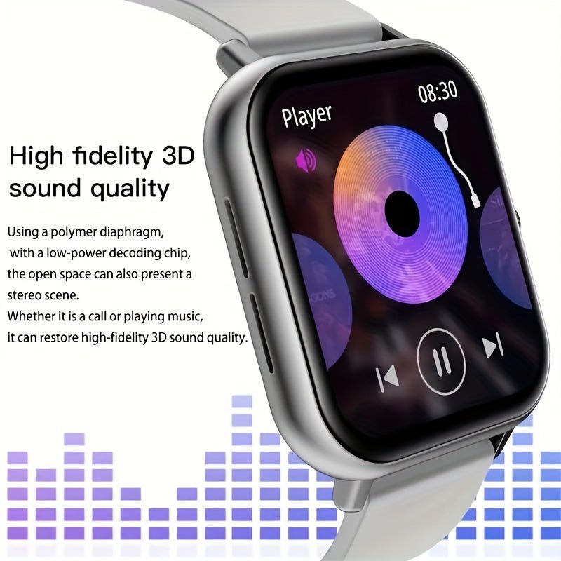 Smart Watch (Answer/Make Call) For Android And IPhones, 1.83'' Full Screen Metal Body Wireless Voice Calling Smart Watch With 100+Sport Modes/100+ Watch Faces/Built - in Games/ Ai Voice Control/IP68 Sport Watch For Women Men - 𝐃𝐔𝐕𝐋𝐀𝐒𝐇𝐎𝐏