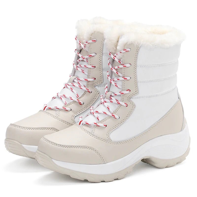 Snow Boots Women Platform Boots Non - slip Women Winter Shoes Fur Warm Ankle Boots for Women Wedges Waterproof Thigh High Boots - 𝐝𝐮𝐯𝐥𝐚𝐬𝐡𝐨𝐩.𝐜𝐨𝐦