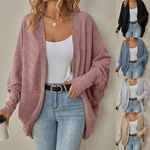 Solid color cardigan mid length jacket - 𝐃𝐔𝐕𝐋𝐀𝐒𝐇𝐎𝐏