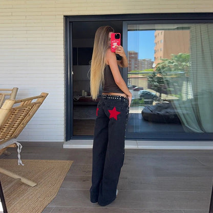 Street Women's Denim Shorts Pentagram Pattern Pocket Low Waist Slim Zipper Female Mini Jeans 2026 Spring Summer Chic Lady Shorts - 𝐝𝐮𝐯𝐥𝐚𝐬𝐡𝐨𝐩.𝐜𝐨𝐦