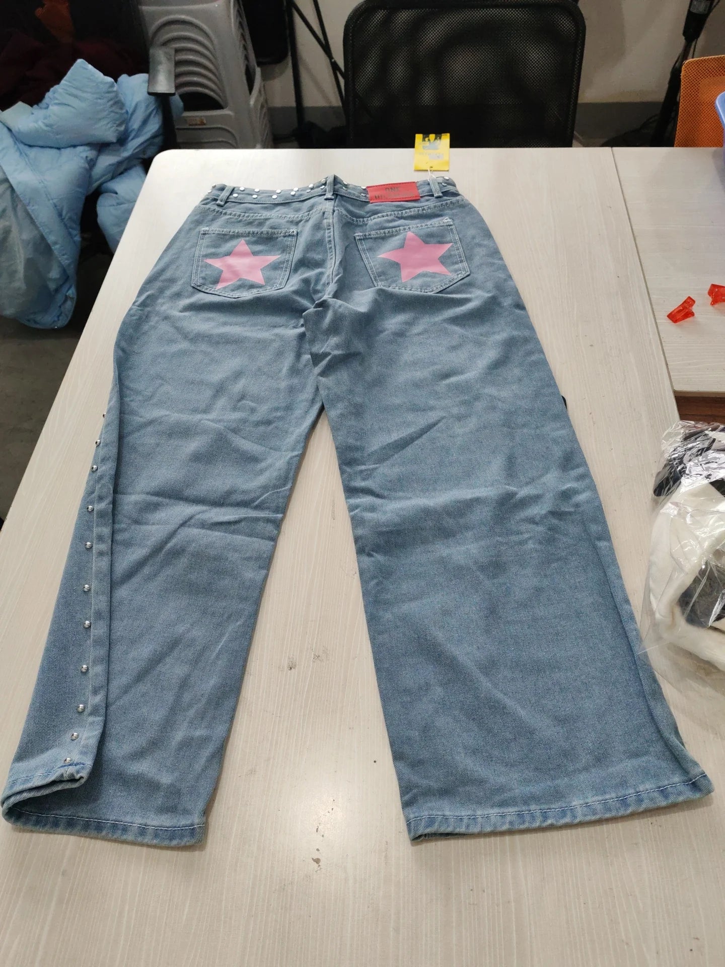 Street Women's Denim Shorts Pentagram Pattern Pocket Low Waist Slim Zipper Female Mini Jeans 2026 Spring Summer Chic Lady Shorts - 𝐃𝐔𝐕𝐋𝐀𝐒𝐇𝐎𝐏