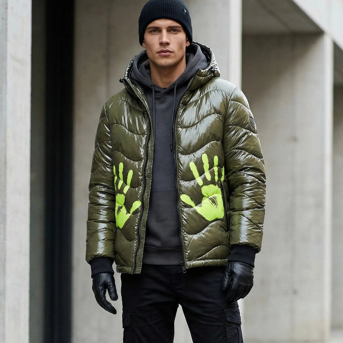 Streetwear Men Y2K Down Jacket Hooded Waterproof Windproof Warm Thick Winter Parka Casual Outdoor Fashion Streetwear Puffer Coat - 𝐃𝐔𝐕𝐋𝐀𝐒𝐇𝐎𝐏