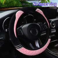 Super soft plush ear winter warm - hand car rimless steering wheel cover suitable for 14.5 - 15 inch car accessories for women - 𝐝𝐮𝐯𝐥𝐚𝐬𝐡𝐨𝐩.𝐜𝐨𝐦