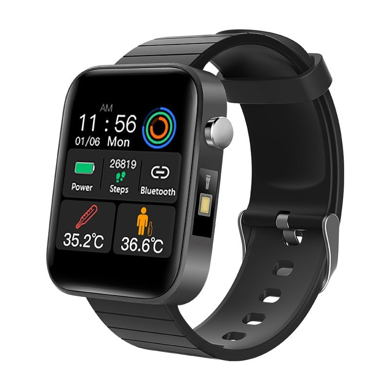 T68 Smart Watch with Body Temperature Measure Heart Rate Blood Pressure Oxygen Monitoring Smart Wristband Sport Fitness Watches - 𝐃𝐔𝐕𝐋𝐀𝐒𝐇𝐎𝐏