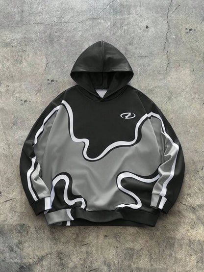 The new men's hooded sweatshirt for Spring and Autumn 2025 features a casual comfortable and soft 3D pattern print - 𝐃𝐔𝐕𝐋𝐀𝐒𝐇𝐎𝐏