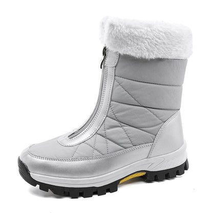Thick and Warm Snow Boots with Velvet, Large Cotton Shoes - 𝐝𝐮𝐯𝐥𝐚𝐬𝐡𝐨𝐩.𝐜𝐨𝐦