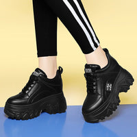 Thick soled height increasing dad shoes, casual women's shoes, Korean version trend - 𝐝𝐮𝐯𝐥𝐚𝐬𝐡𝐨𝐩.𝐜𝐨𝐦