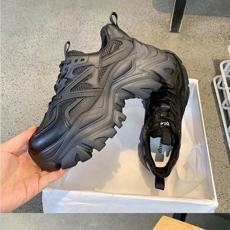 Thick Soled Sports Women's Shoes 2024 New Mesh Breathable and Versatile Height Increasing Casual Sports Vulcanized Shoes Sneaker - 𝐃𝐔𝐕𝐋𝐀𝐒𝐇𝐎𝐏