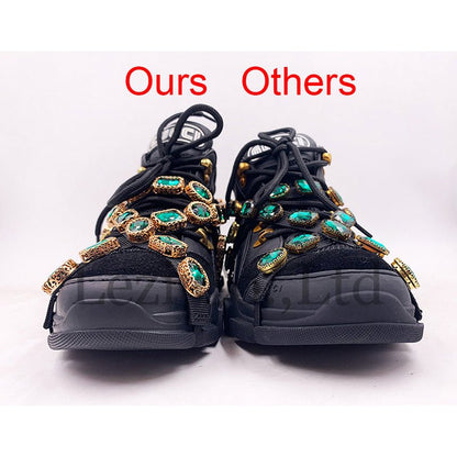 Trainers Rhinestone Sneakers Women Platform Thick Sole Muffin Flats Diamond Elevator Creepers Shoes High Quality Mesh Crystal - 𝐝𝐮𝐯𝐥𝐚𝐬𝐡𝐨𝐩.𝐜𝐨𝐦