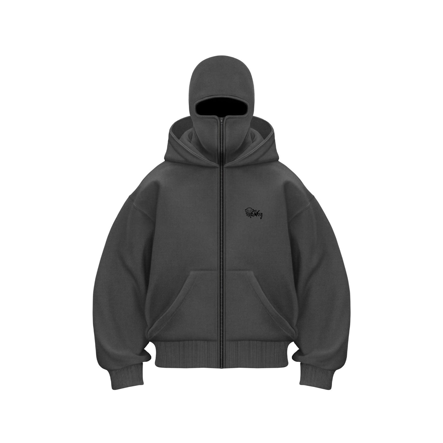 Trendy Fleece - lined Double Hood Unique Design Hoodie Unisex Loose Y2K Sweatshirt - 𝐝𝐮𝐯𝐥𝐚𝐬𝐡𝐨𝐩.𝐜𝐨𝐦
