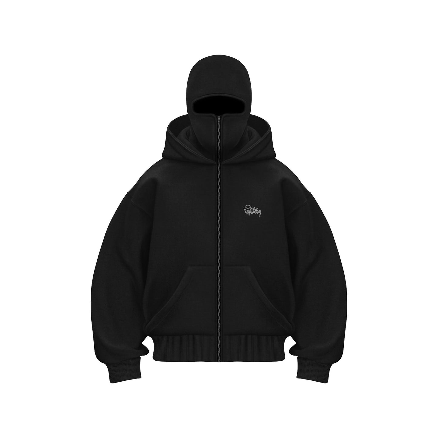 Trendy Fleece - lined Double Hood Unique Design Hoodie Unisex Loose Y2K Sweatshirt - 𝐝𝐮𝐯𝐥𝐚𝐬𝐡𝐨𝐩.𝐜𝐨𝐦