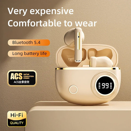 TWS Wireless Bluetooth Headset LED Dislpaly Binaural Waterproof Noise Reduction Earphone Sports Stereo Noise Canceling Headphone - 𝐃𝐔𝐕𝐋𝐀𝐒𝐇𝐎𝐏