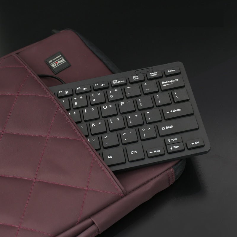 USB desktop laptop keyboard wired chocolate mini silent small keyboard - 𝐃𝐔𝐕𝐋𝐀𝐒𝐇𝐎𝐏