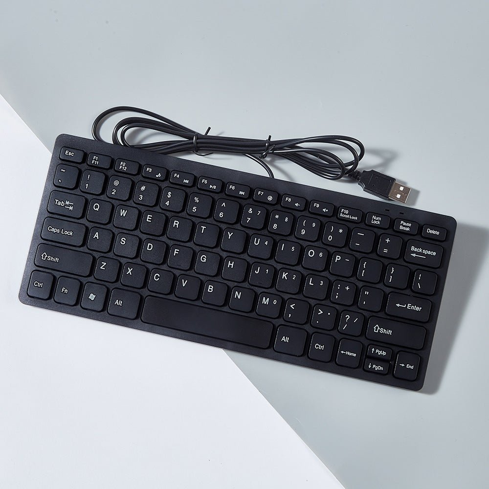 USB desktop laptop keyboard wired chocolate mini silent small keyboard - 𝐃𝐔𝐕𝐋𝐀𝐒𝐇𝐎𝐏