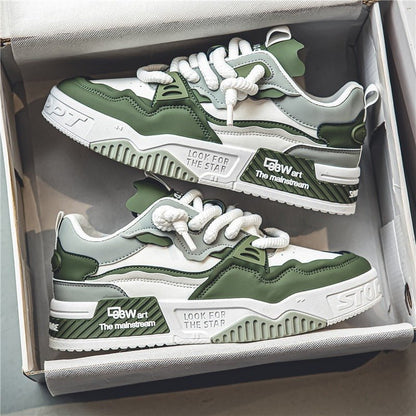 Versatile Thick Sole Casual Flat Shoes, Anti slip Youth Sports Trendy Shoes - 𝐝𝐮𝐯𝐥𝐚𝐬𝐡𝐨𝐩.𝐜𝐨𝐦