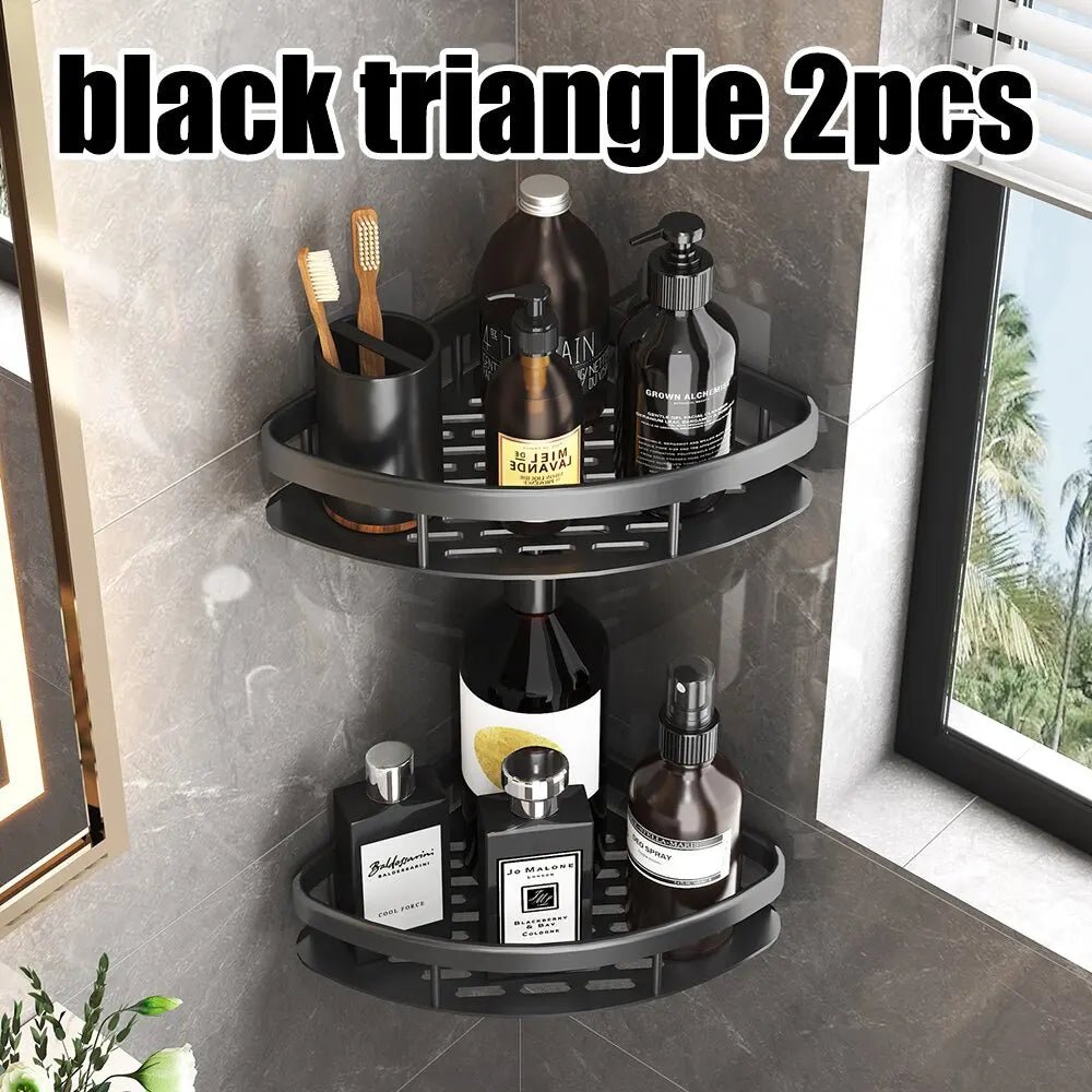 Wall mounted shower shampoo rack bathroom rack towel rack diamond free stand tripod wall hanging corner rectangular stand - 𝐝𝐮𝐯𝐥𝐚𝐬𝐡𝐨𝐩.𝐜𝐨𝐦