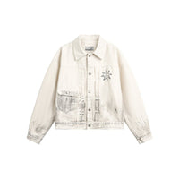 Washed Tie - Dye Retro Jacket for Couples - Casual Outerwear - 𝐃𝐔𝐕𝐋𝐀𝐒𝐇𝐎𝐏