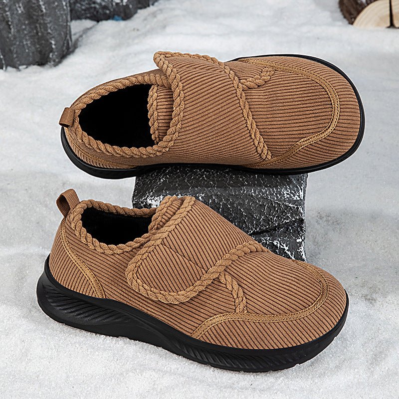 Winter and Autumn Wide - Fit Fleece - Lined Warm Shoes for Elderly Extra - Wide and Extra - Thick Rehabilitation Shoes for Broad Feet and Swollen Feet Walking Shoes - 𝐝𝐮𝐯𝐥𝐚𝐬𝐡𝐨𝐩.𝐜𝐨𝐦