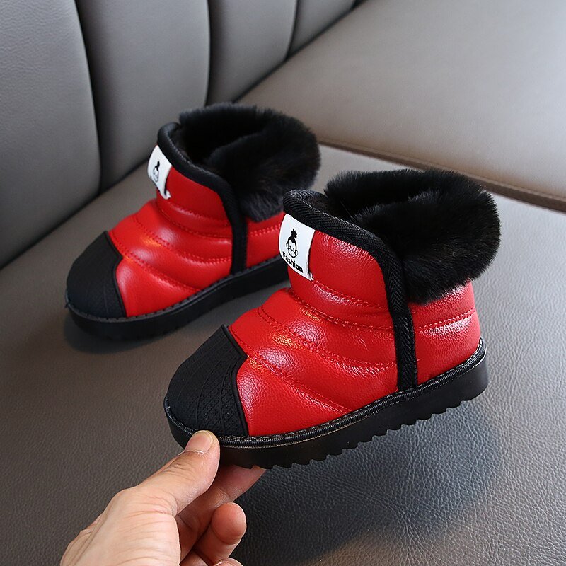 Winter Baby Girls Boys Snow Boots Warm Outdoor Children Boots Waterproof Non - slip Kids Plush Boots Infant Cotton Shoes - 𝐝𝐮𝐯𝐥𝐚𝐬𝐡𝐨𝐩.𝐜𝐨𝐦
