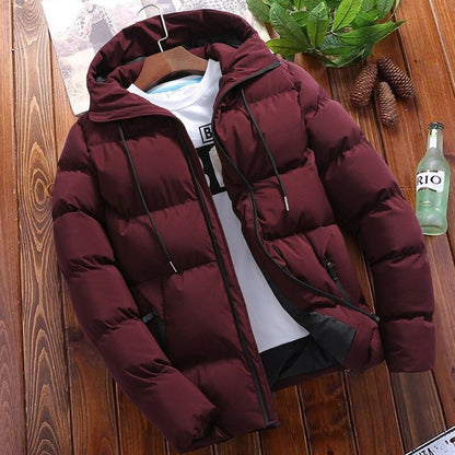Winter cotton jacket men's new handsome short cotton jacket Korean version slim fit trendy cotton jacket jacket men's clothing - 𝐃𝐔𝐕𝐋𝐀𝐒𝐇𝐎𝐏