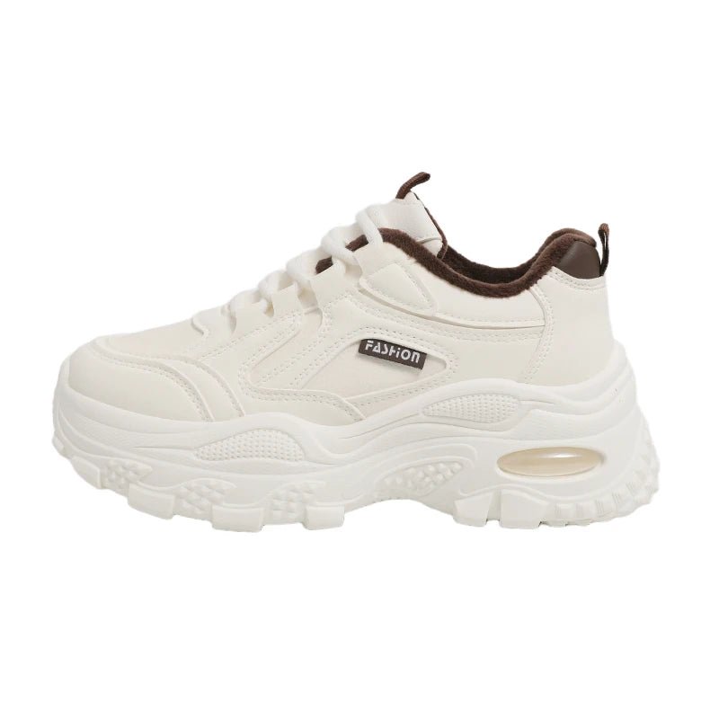 Winter cotton shoes, fleece - lined dad sneakers, women's shoes, slip - resistant and wear - resistant, K610 - 𝐃𝐔𝐕𝐋𝐀𝐒𝐇𝐎𝐏