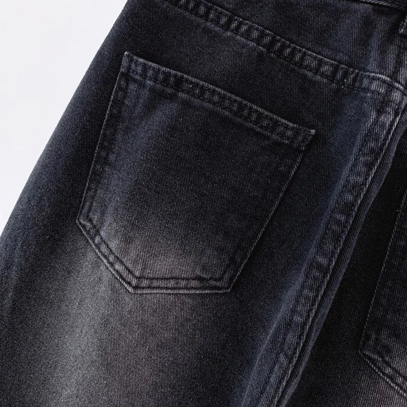 Winter Lady Plush Thermal High Waist Thin Jeans Girls Fleece Snow Warm Denim Pants Female Comfortable Straight Leg Trousers - 𝐃𝐔𝐕𝐋𝐀𝐒𝐇𝐎𝐏