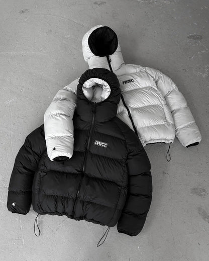 Winter Personality Double Sided Mens Down Jacket Thicken Warm HoodIie Y2k Reversible Zipper Casual Fleece Padded Unisex Coats - 𝐃𝐔𝐕𝐋𝐀𝐒𝐇𝐎𝐏