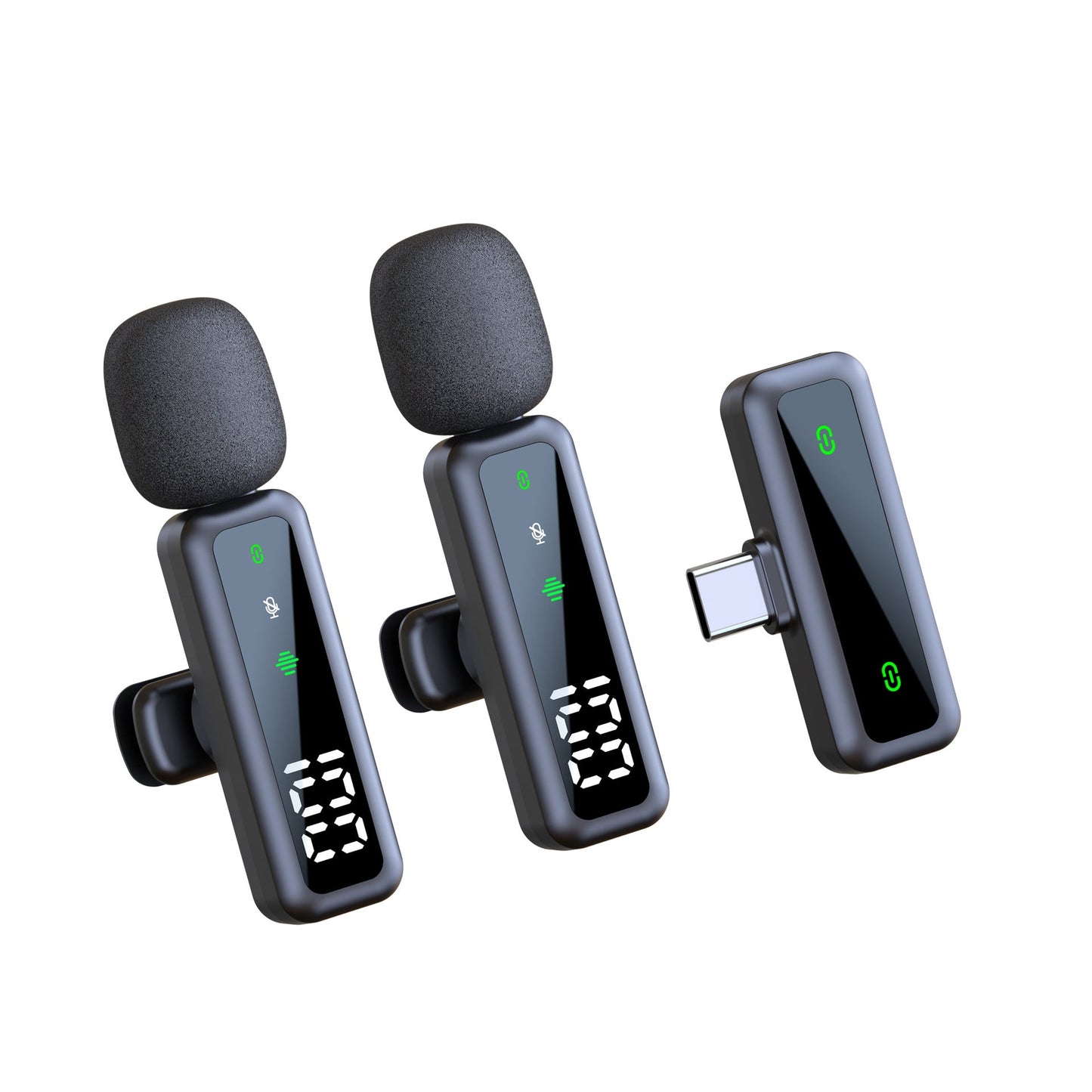 Wireless Lapel Microphone for Outdoor Computer Live Streaming Noise Reduction Universal Small Microphone - 𝐝𝐮𝐯𝐥𝐚𝐬𝐡𝐨𝐩.𝐜𝐨𝐦