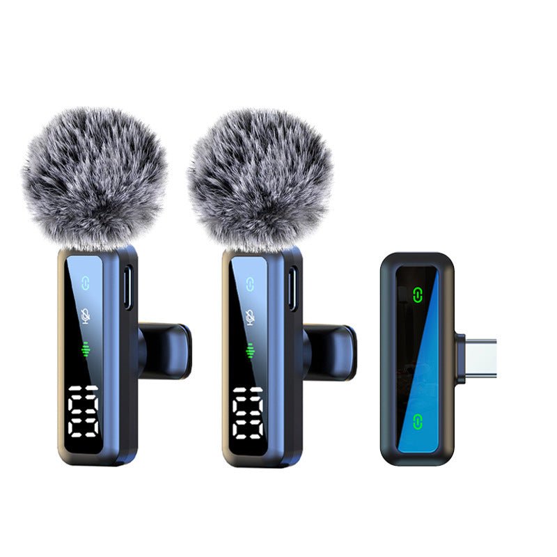 Wireless Lapel Microphone for Outdoor Computer Live Streaming Noise Reduction Universal Small Microphone - 𝐝𝐮𝐯𝐥𝐚𝐬𝐡𝐨𝐩.𝐜𝐨𝐦