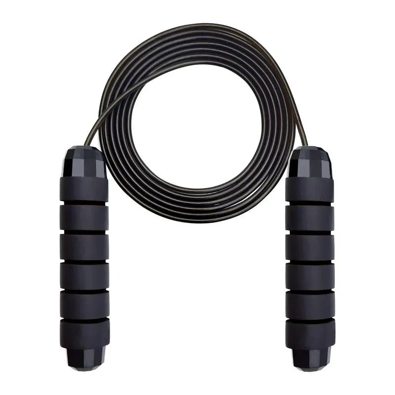 With Ball Bearings Adjustable Tangle - Free Speed Wire Jump Rope Workout with Foam Handles for Fitness Home Workouts and Slim Body - 𝐃𝐔𝐕𝐋𝐀𝐒𝐇𝐎𝐏