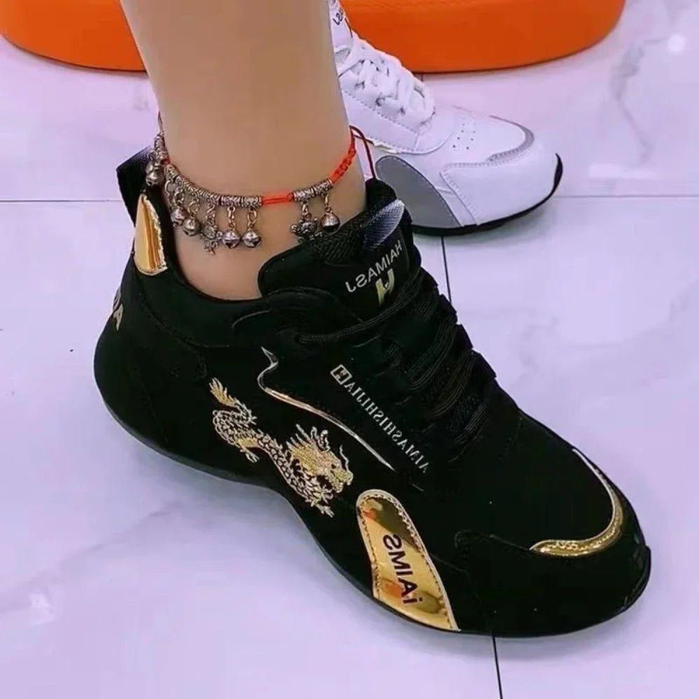 Women Designer Sneakers 2024 Summer Leather Waterproof Casual Sports Shoes Women Lightweight Breathable Non - slip Platform Shoes - 𝐃𝐔𝐕𝐋𝐀𝐒𝐇𝐎𝐏