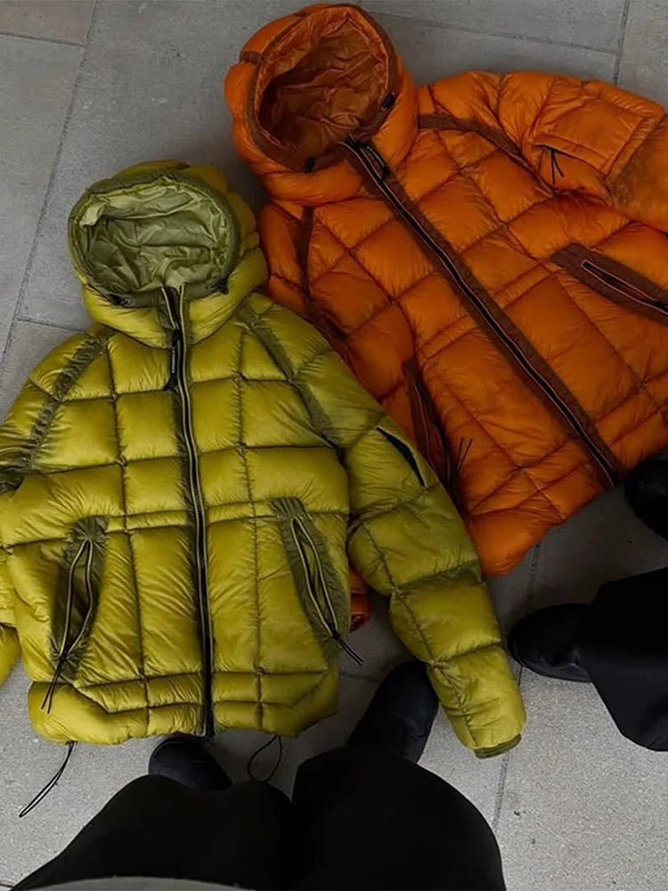 Women Parkas Cotton Jackets Stand Collar Quilted Zipper Long Sleeve Slim Coat Thick Warm Streetwear 2025 Winter Lady Outerwear - 𝐃𝐔𝐕𝐋𝐀𝐒𝐇𝐎𝐏