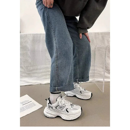 Women's Fashion Dad Shoes - Platform Mesh Running Sneakers，Breathable Casual Sports Shoes for Students，Everyday Training Shoes - 𝐃𝐔𝐕𝐋𝐀𝐒𝐇𝐎𝐏