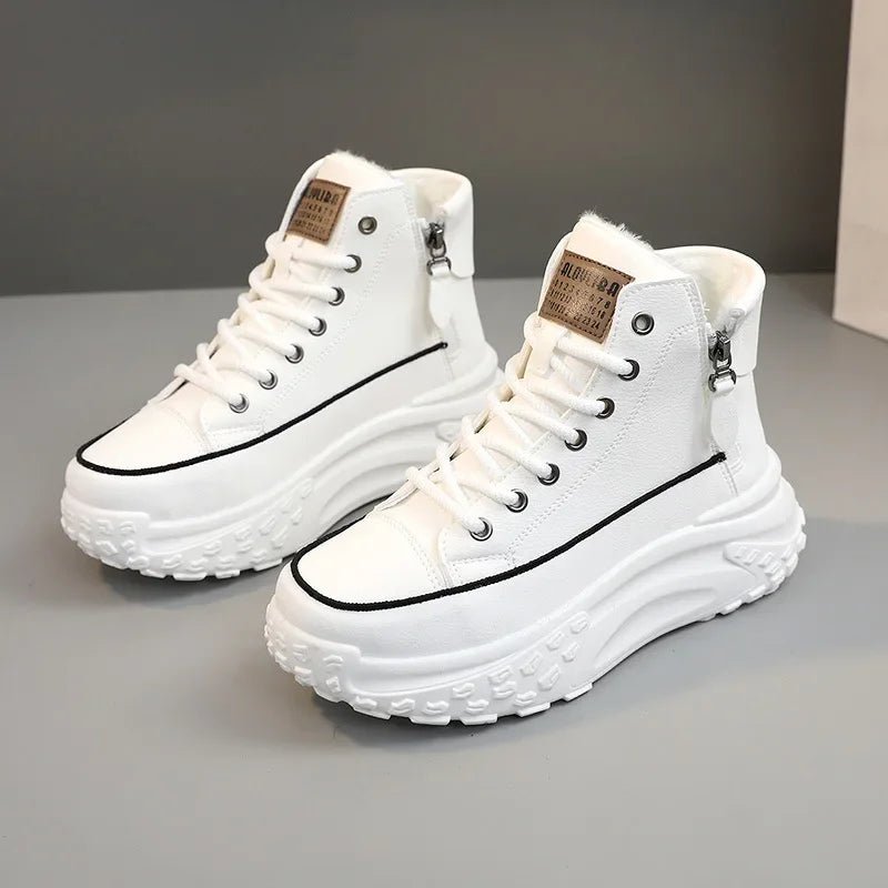 Women's Sneakers Luxury Fashion Womens Boots High - top Platform Casual Shoes New Female Outdoor Running Shoes Zapatillas De Mujer - 𝐝𝐮𝐯𝐥𝐚𝐬𝐡𝐨𝐩.𝐜𝐨𝐦