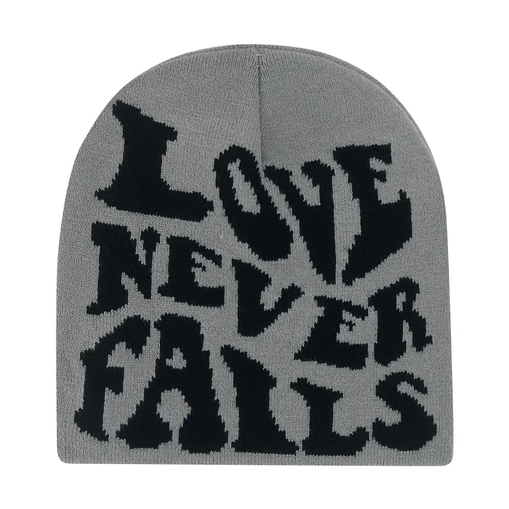 Y2K Letter Knitted Winter Autumn Beanie Cap Men Women Kanye Beanies Gorras Hombre Top Warm Skiing Hat Ear Hats Hip Hop Skullcap - 𝐃𝐔𝐕𝐋𝐀𝐒𝐇𝐎𝐏