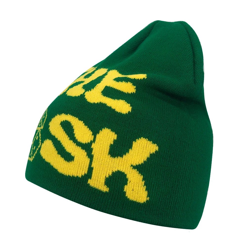 Y2K Letter Knitted Winter Autumn Beanie Cap Men Women Kanye Beanies Gorras Hombre Top Warm Skiing Hat Ear Hats Hip Hop Skullcap - 𝐃𝐔𝐕𝐋𝐀𝐒𝐇𝐎𝐏